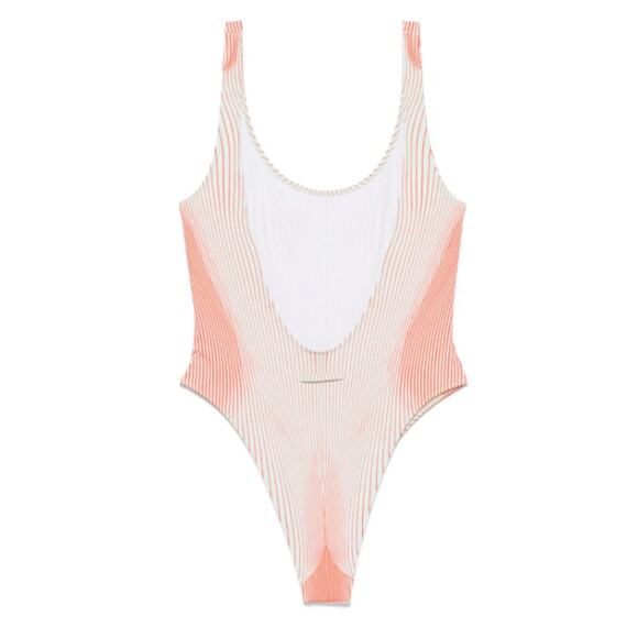 JEAN PAUL GAULTIER Green & Orange 'The Pinstripe Body Morphing' - Picture 6 of 6